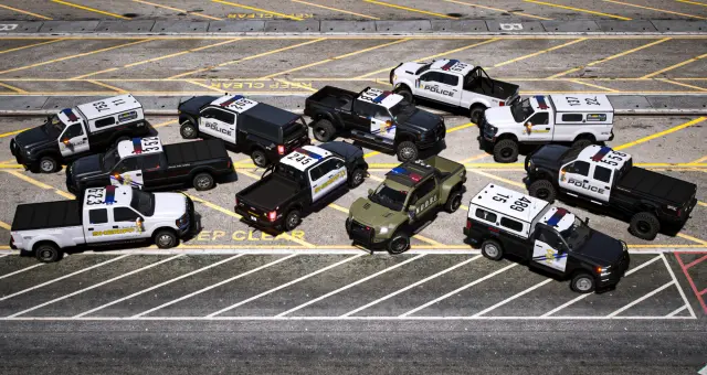 FiveM Lore Friendly Police Pickup Pack | Non-ELS Vapid Fleet | Cars-Tebex