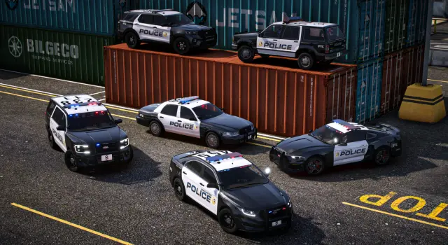 EVP Vapid Police Patrol Pack | Non-ELS, 200+ Mods | FiveM | Cars-Tebex
