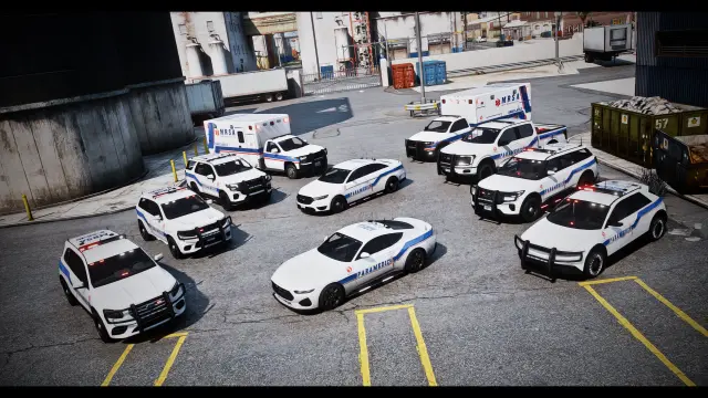EMS Pack 1 | 10 Vehicles | Addon Sound | FiveM