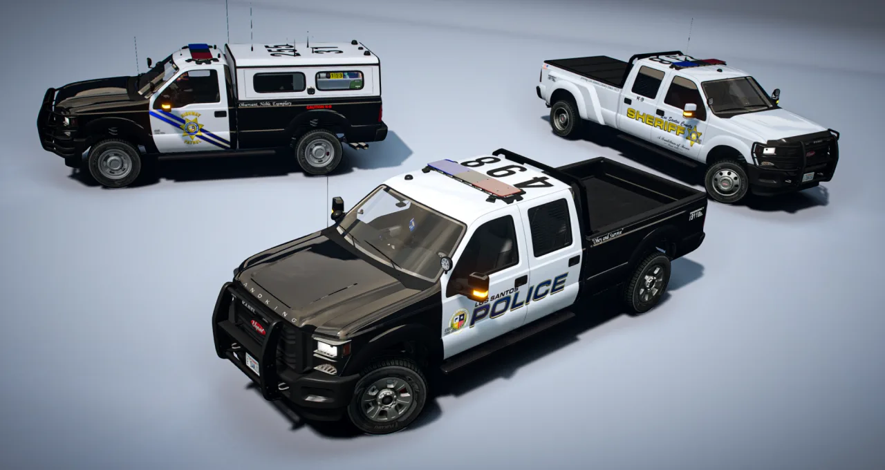 Vapid Sandking D155 Police Pack | Lore-Friendly Non-ELS | FiveM | Cars-Tebex