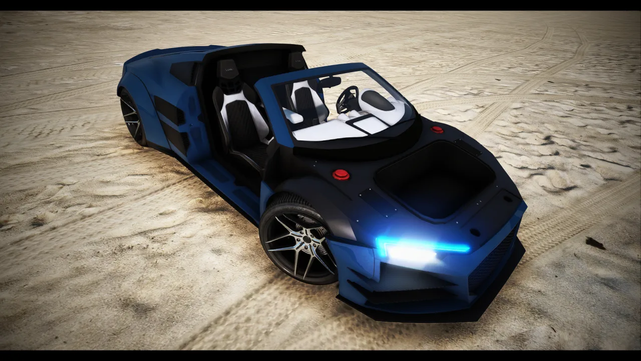 Obey 10R Targa CTX | Widebody Targa Top | Lore Friendly FiveM | Cars-Tebex