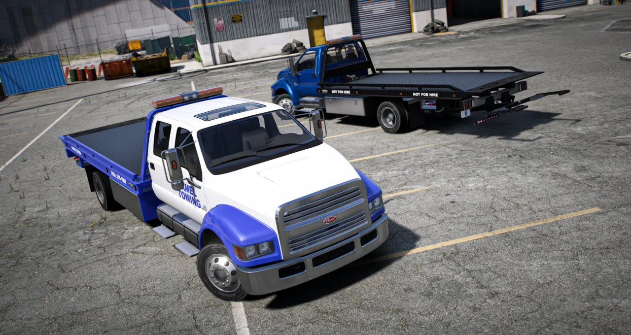 Vapid Yankee C105 Rollback | Animated Bed | Lore Friendly FiveM | Cars-Tebex