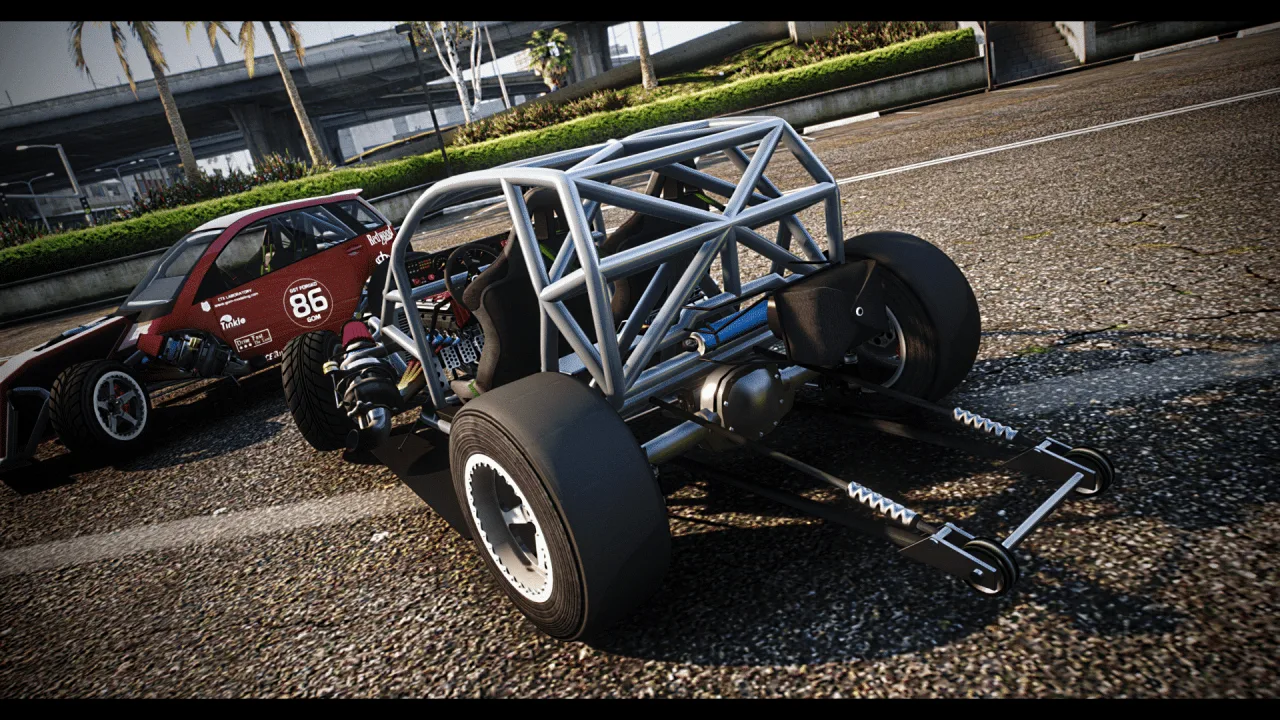 Benefactor Panto Drag | Micro Drag Racer for FiveM