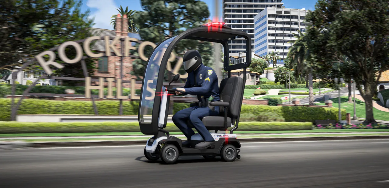 FiveM Police Mobility Scooter | Maibatsu Sunsetter Patrol Unit | Cars-Tebex