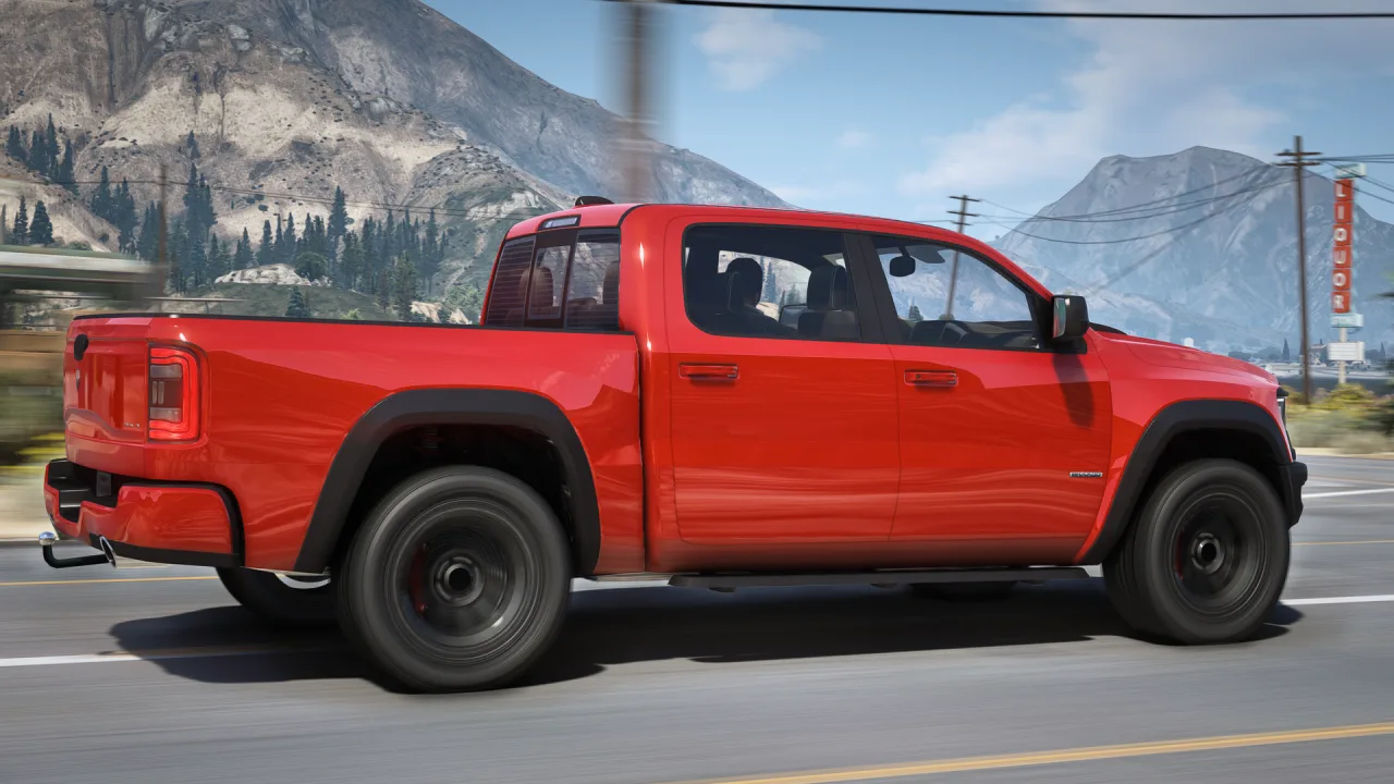 Bravado Bison Hellfire | Scratch Made 6 Seater | FiveM Truck | Cars-Tebex