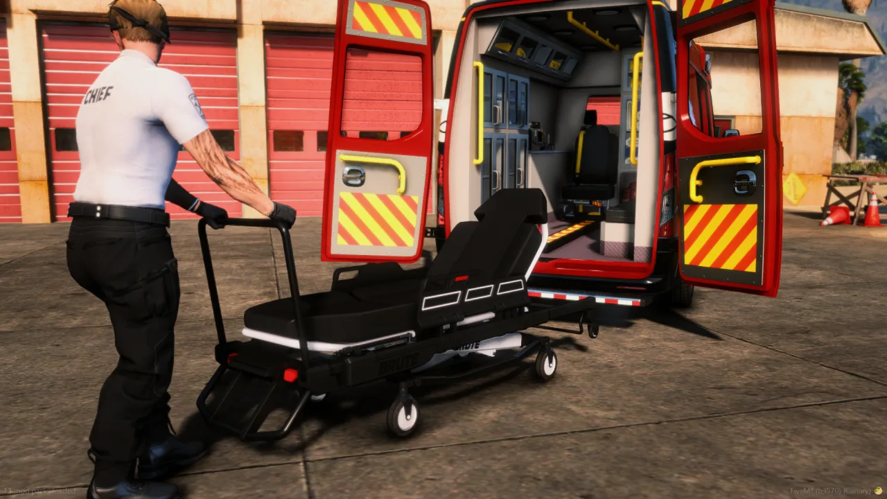 ONX EjectoLift NX | Animated FiveM EMS Gurney Vehicle | Cars-Tebex