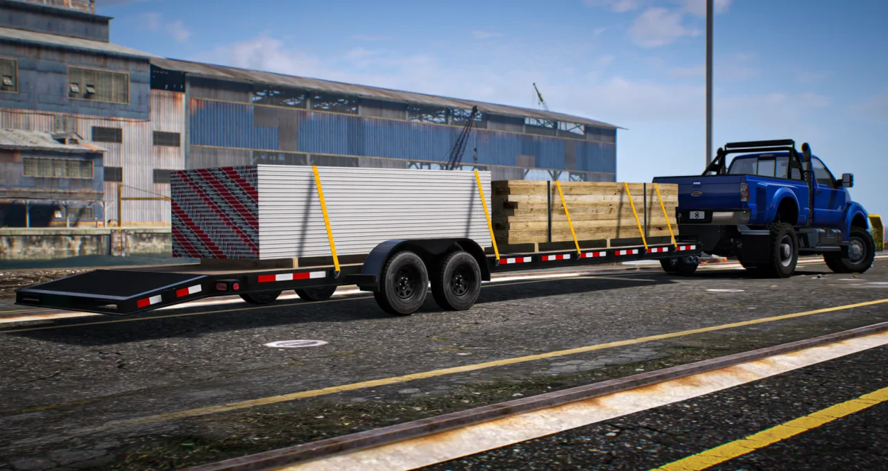 ONX Brute Car Trailers | Lore Friendly Hauler 2-Pack | FiveM | Cars-Tebex
