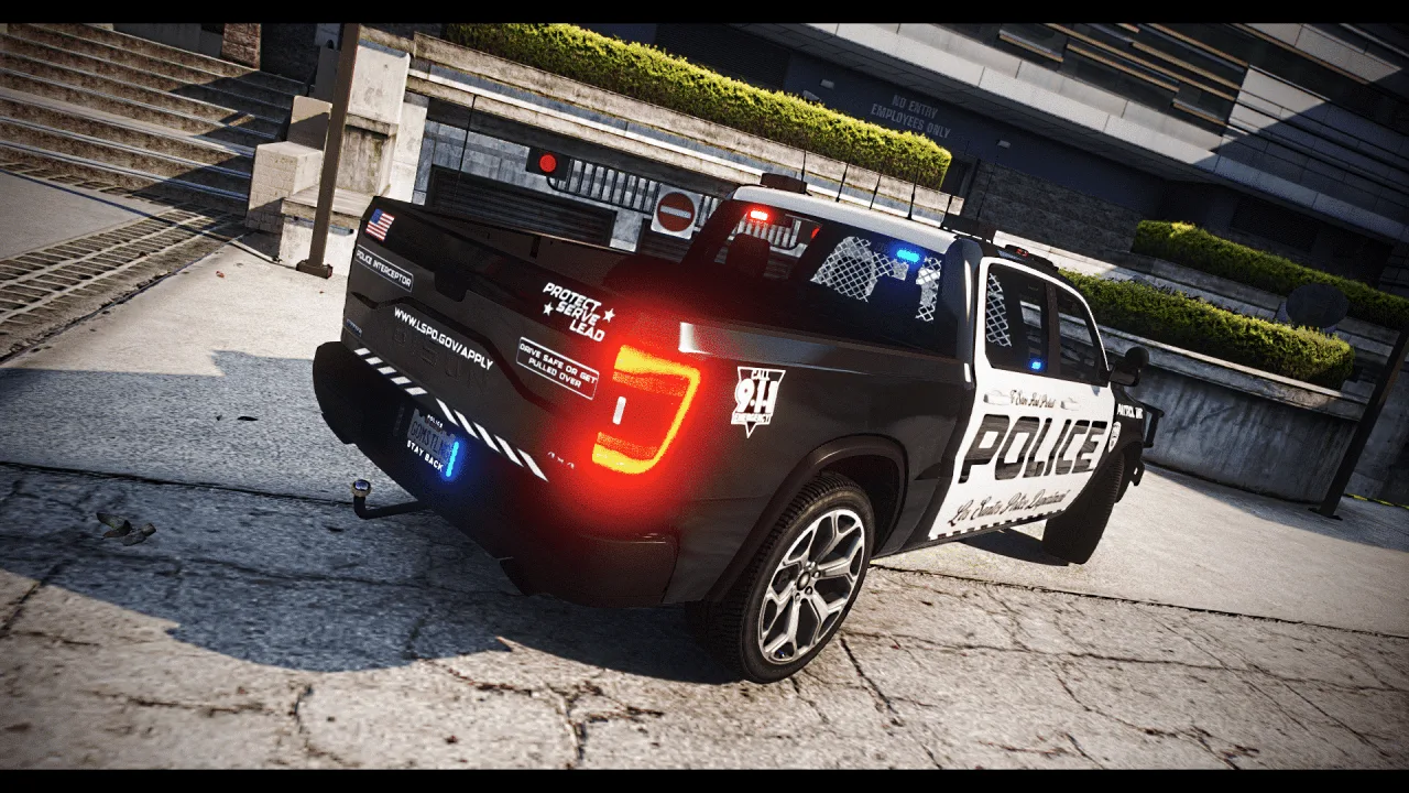 Bravado Bison XL LEO | Law Enforcement Pickup Truck for FiveM