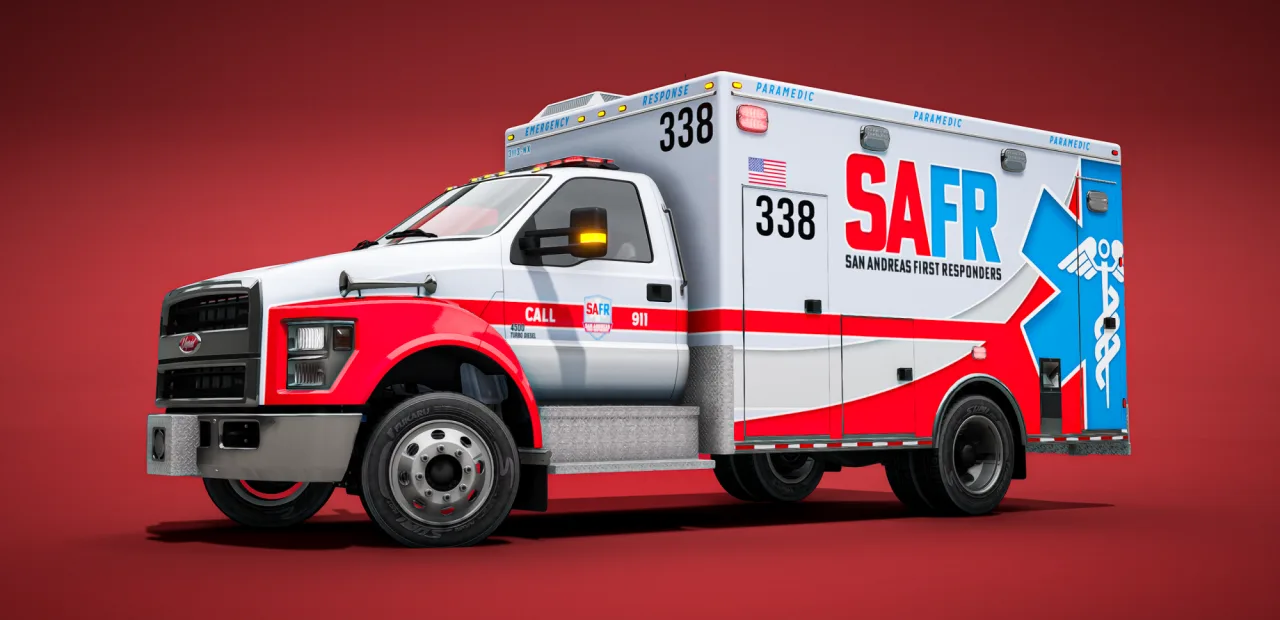 Vapid Yankee Ambulance | Non-ELS 8-Seater | Lore Friendly FiveM | Cars-Tebex