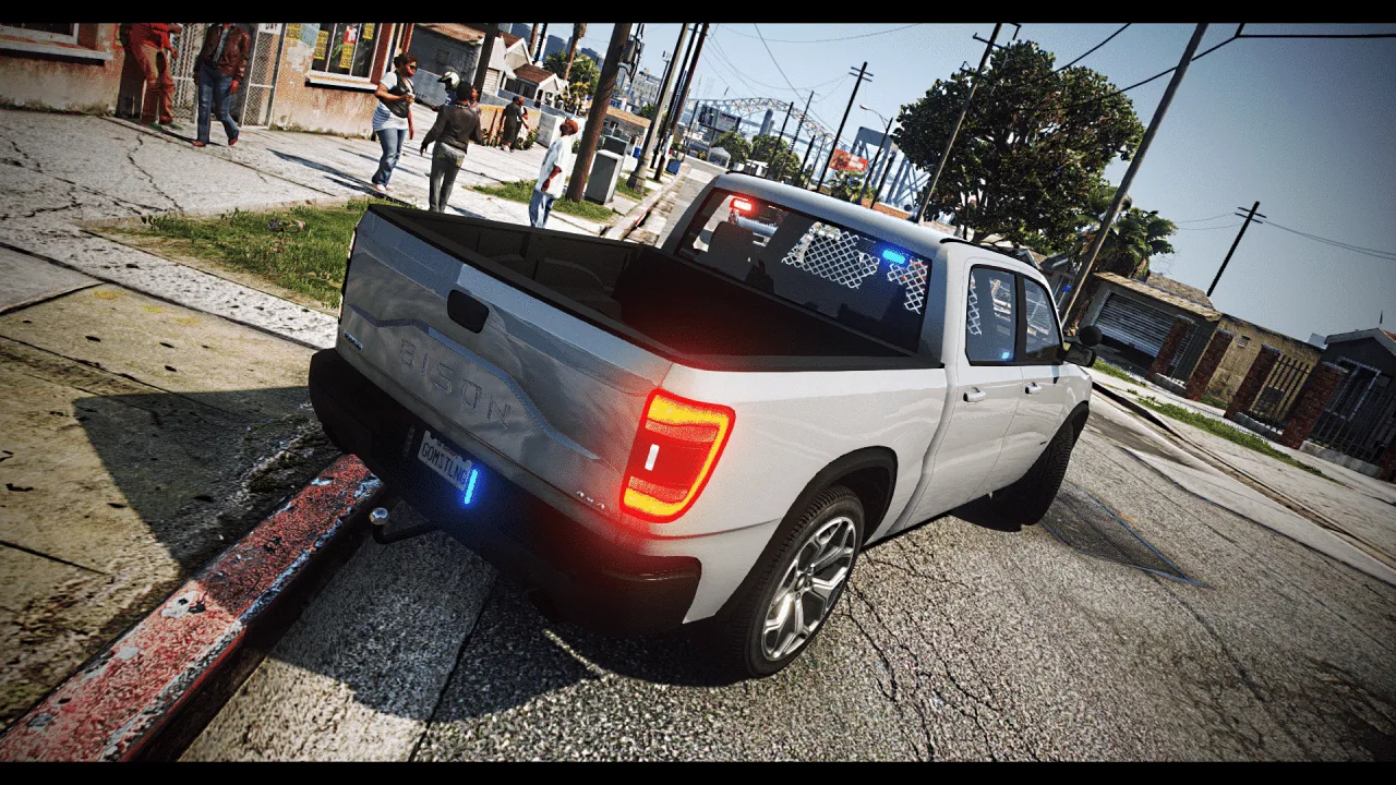 Bravado Bison XL LEO | Law Enforcement Pickup Truck for FiveM
