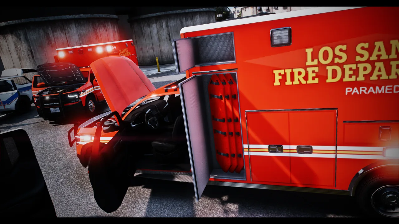 EMS Pack 1 | 10 Vehicles | Addon Sound | FiveM
