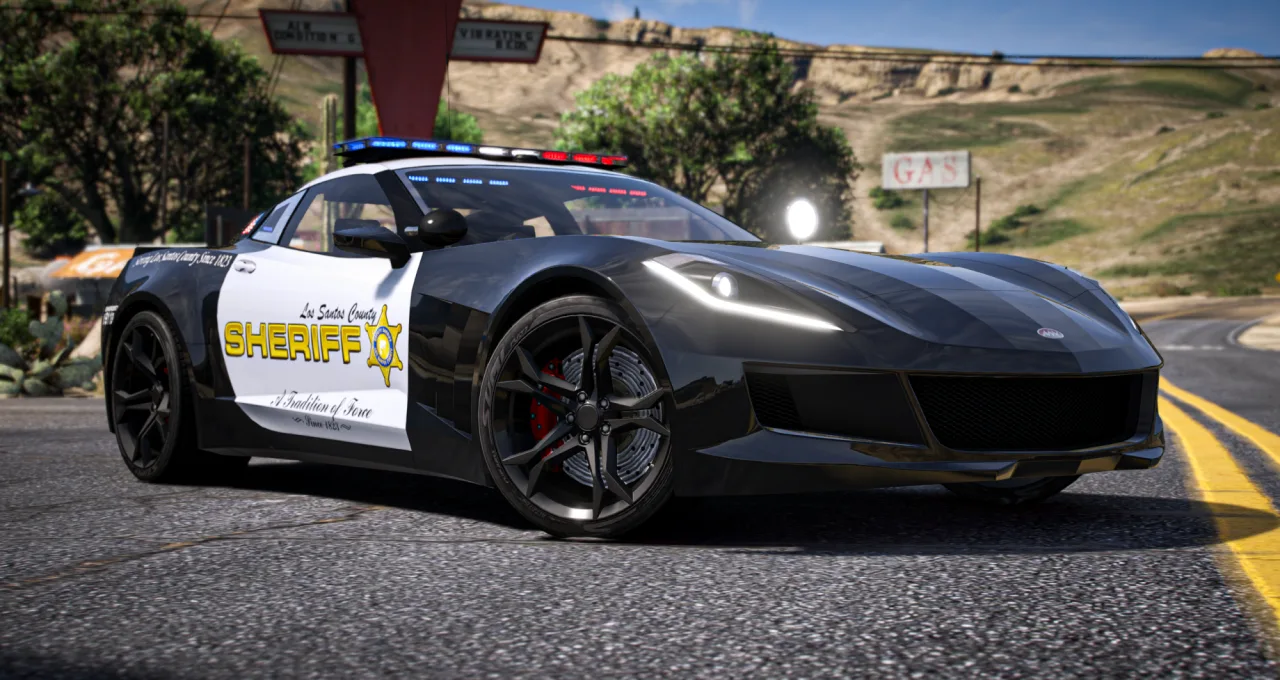Invetero Coquette Police Pack | 200+ Options | Non-ELS FiveM | Cars-Tebex