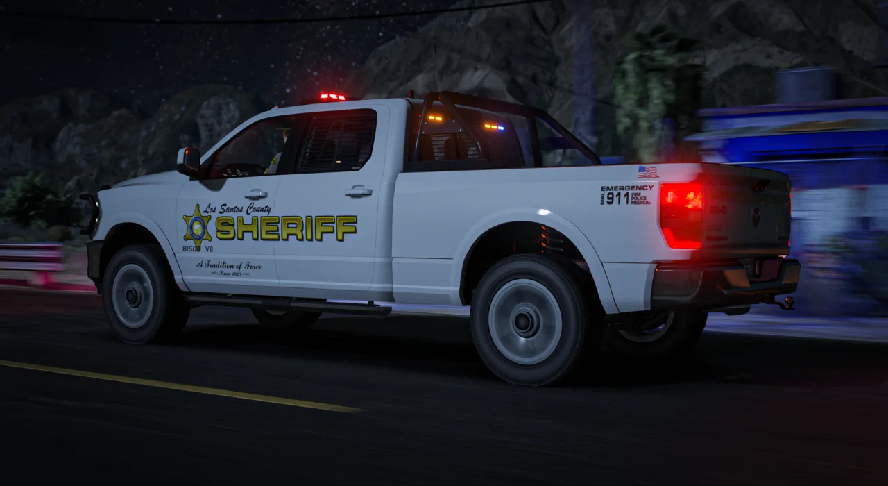 Bravado Bison 35XD | Lore-Friendly Police SUV | Non-ELS FiveM | Cars-Tebex