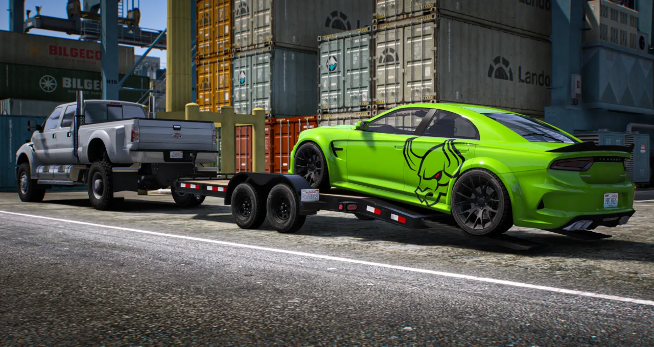 ONX Brute Car Trailers | Lore Friendly Hauler 2-Pack | FiveM | Cars-Tebex
