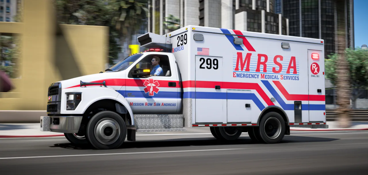 Vapid Yankee Ambulance | Non-ELS 8-Seater | Lore Friendly FiveM | Cars-Tebex