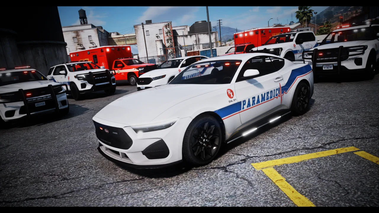 EMS Pack 1 | 10 Vehicles | Addon Sound | FiveM