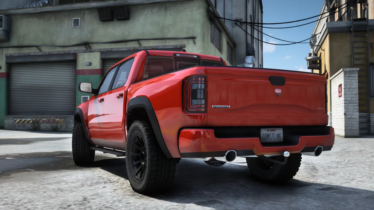 Bravado Bison Hellfire | Scratch Made 6 Seater | FiveM Truck | Cars-Tebex
