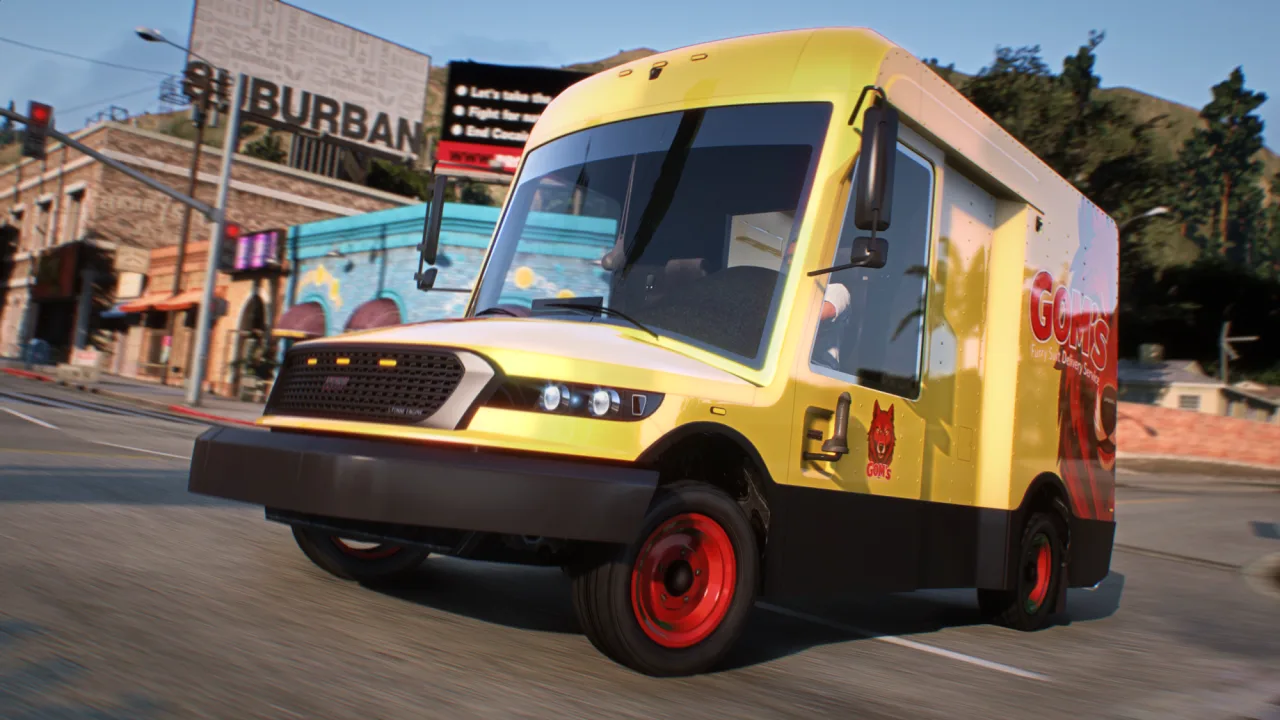 HVY NUTS (Delivery / Box  / Mail Truck) | Cars-Tebex