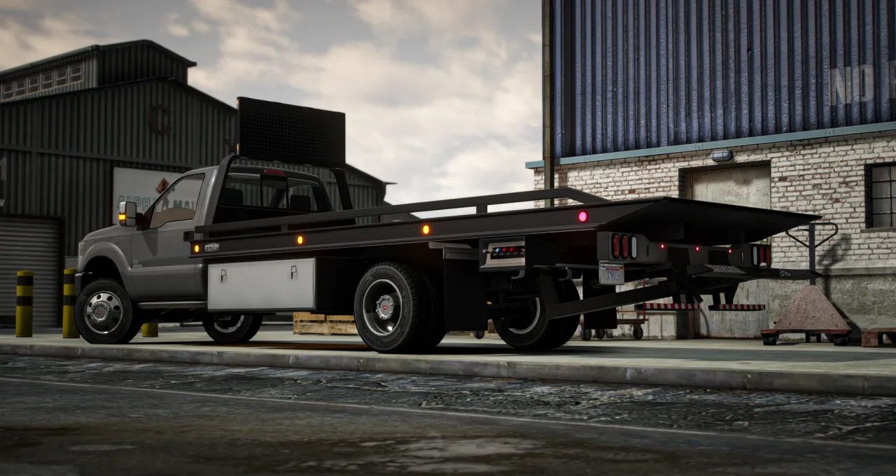 Vapid Sandking D155 | FiveM Rollback Tow Truck | 2 Models | Cars-Tebex