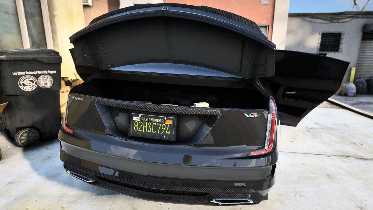 Albany Merula Gang Spec | 6 Seater &amp; Trunk Props | FiveM | Cars-Tebex