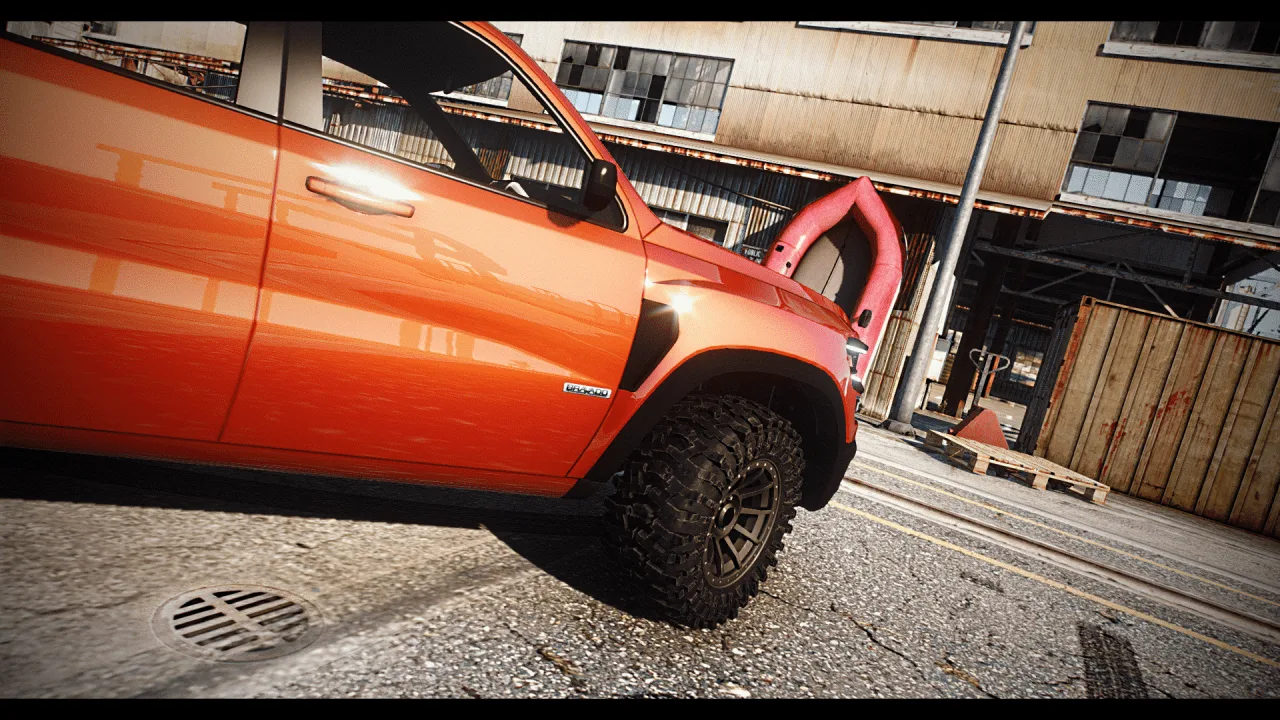 Bravado Bison Hellfire XL | High-Performance Truck for FiveM