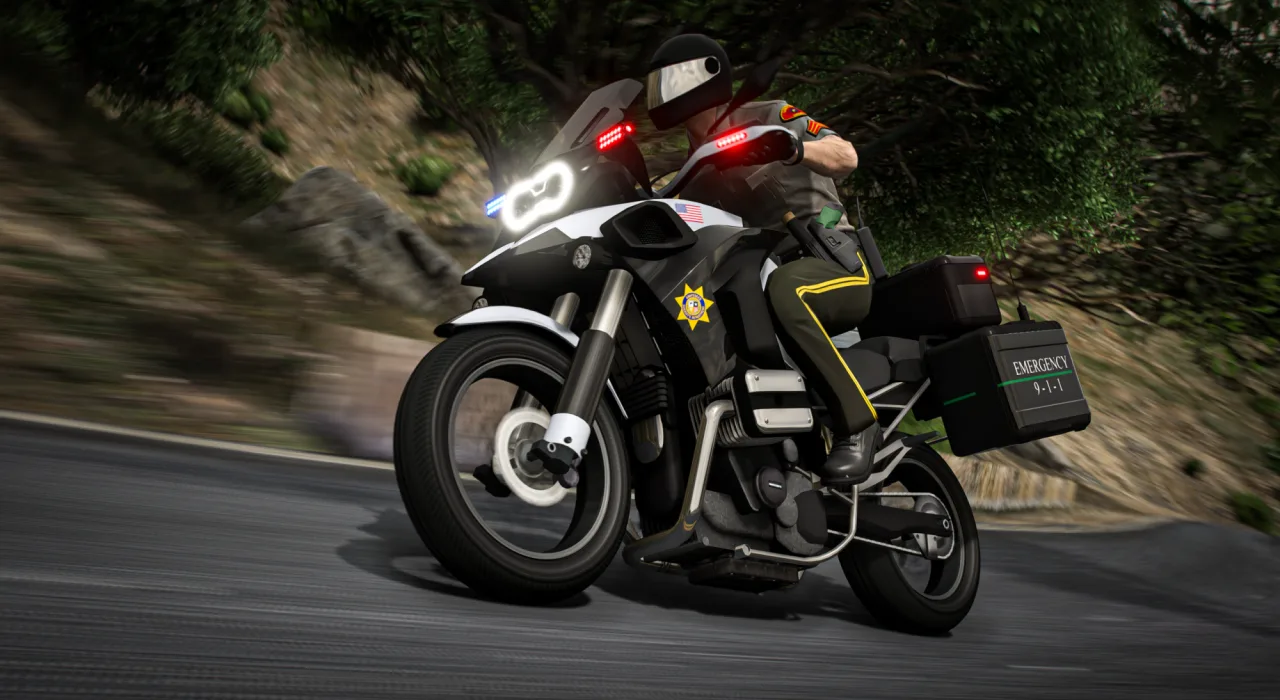 Ubermacht Kandra | Non-ELS Lore Friendly Police Motorcycle FiveM | Cars-Tebex