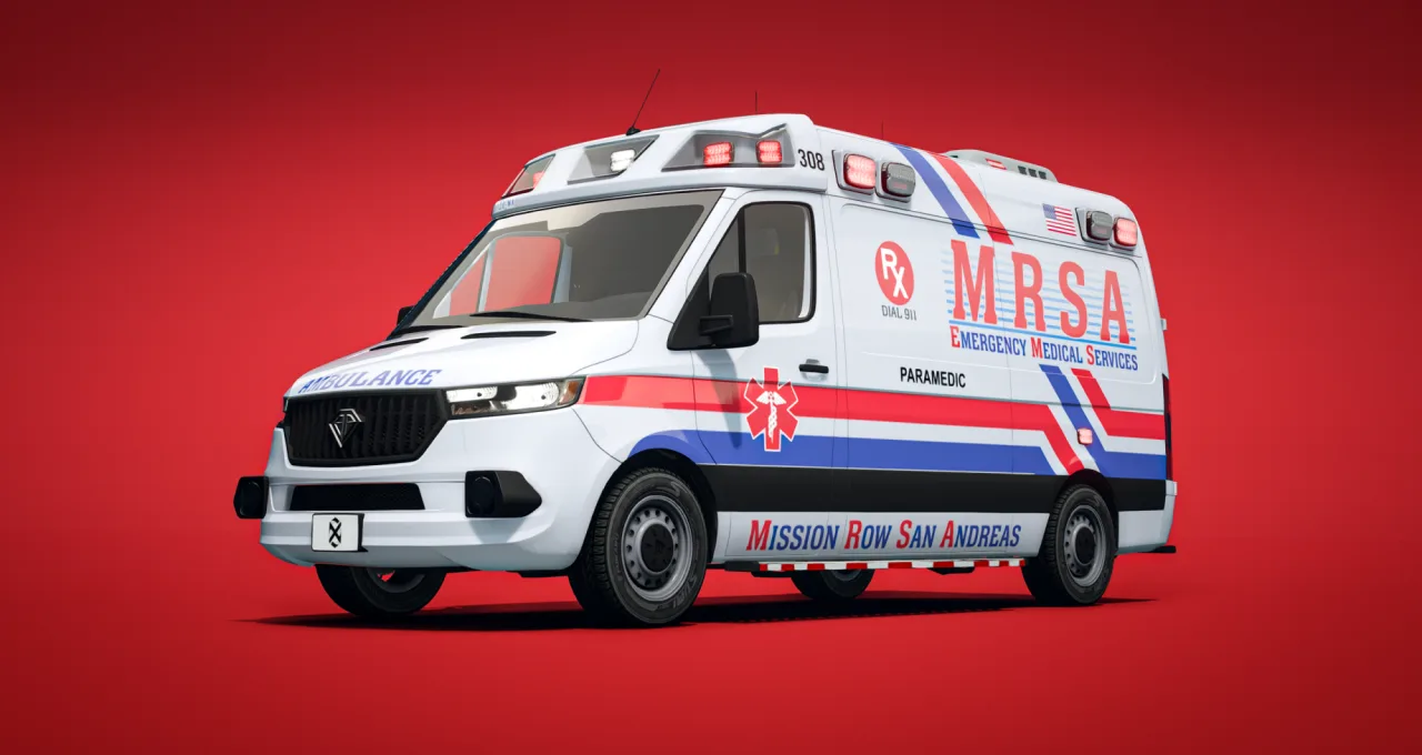 Jogger Lore Friendly Ambulance | Animated Gurney FiveM