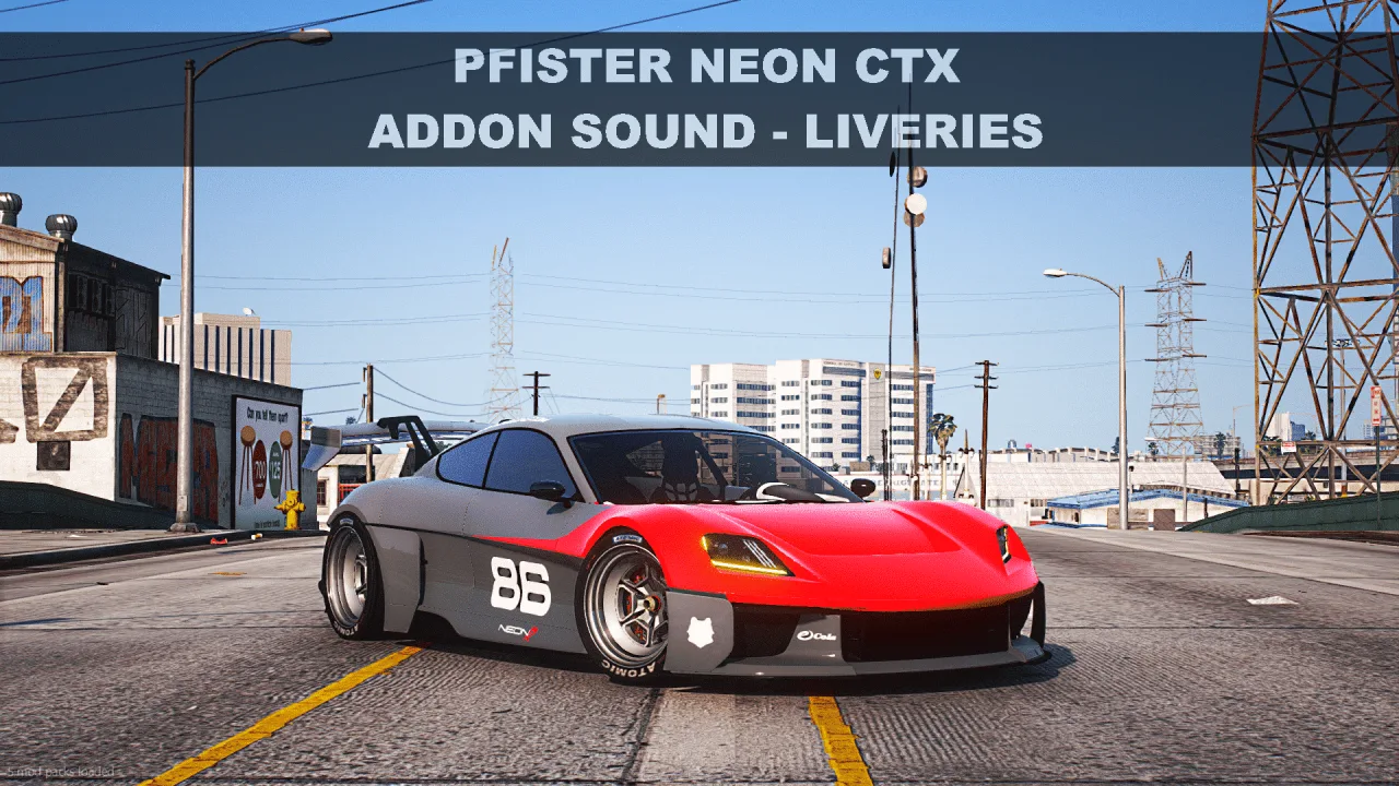 Pfister Neon CTX | Electric Sports Car for FiveM