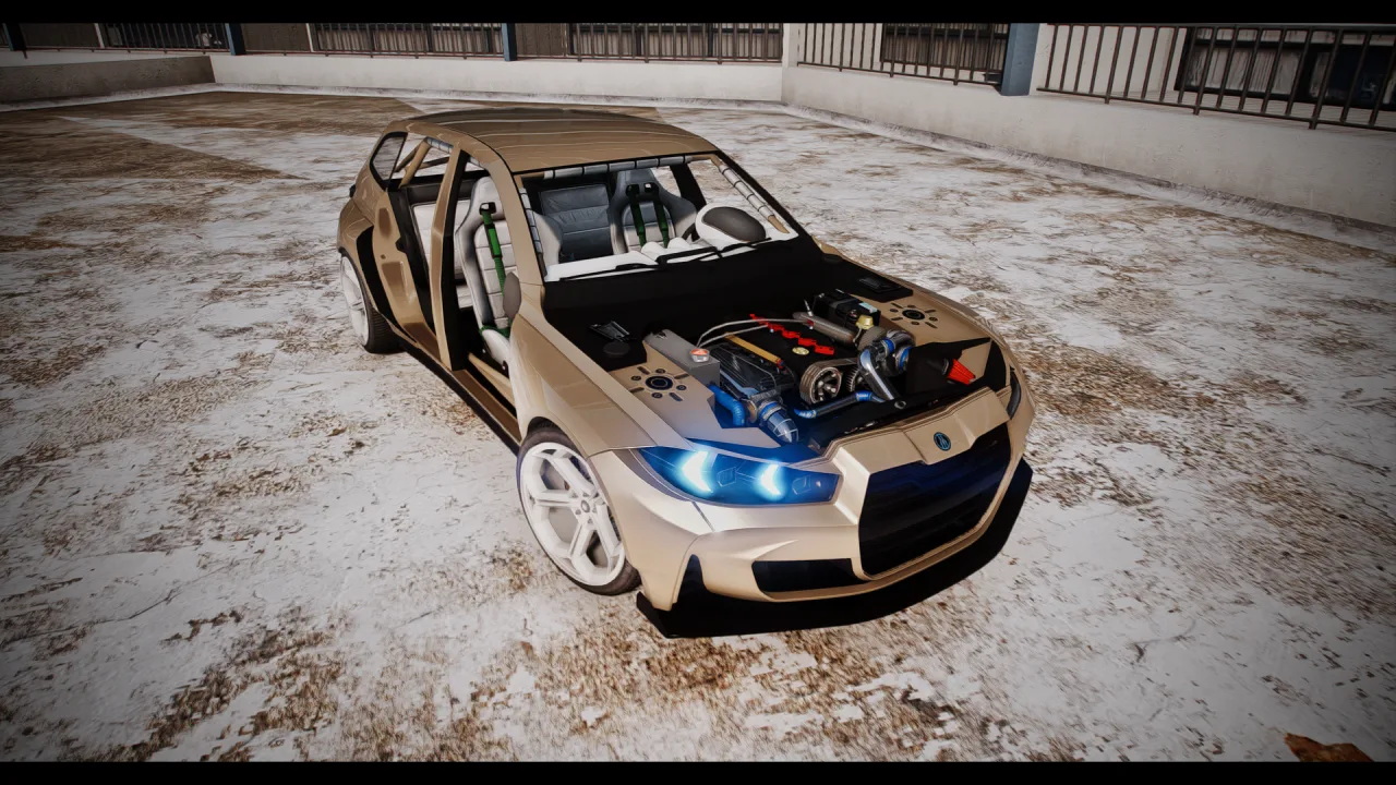 Ubermacht Sentinel GTW RAMPAGE Widebody | Addon Sound | 70 Tuning Parts | Vanilla Edit | Cars-Tebex
