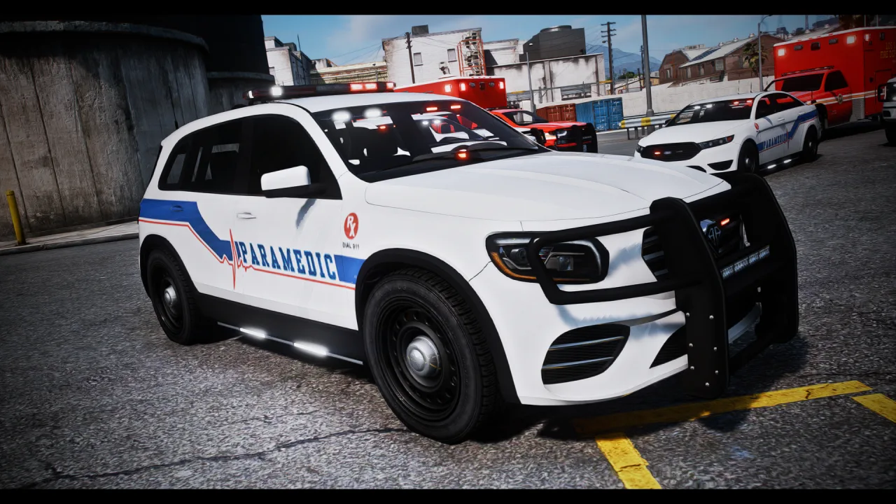 EMS Pack 1 | 10 Vehicles | Addon Sound | FiveM