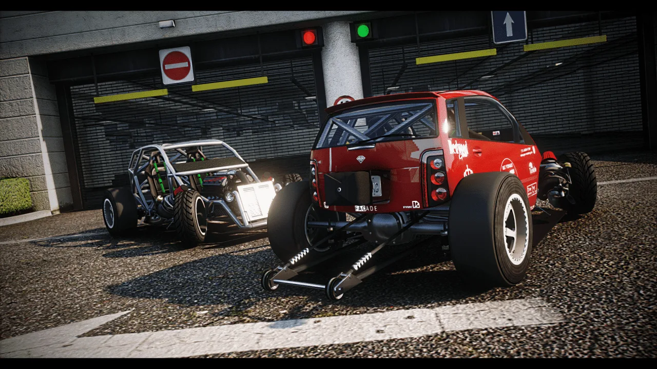 Benefactor Panto Drag | Micro Drag Racer for FiveM