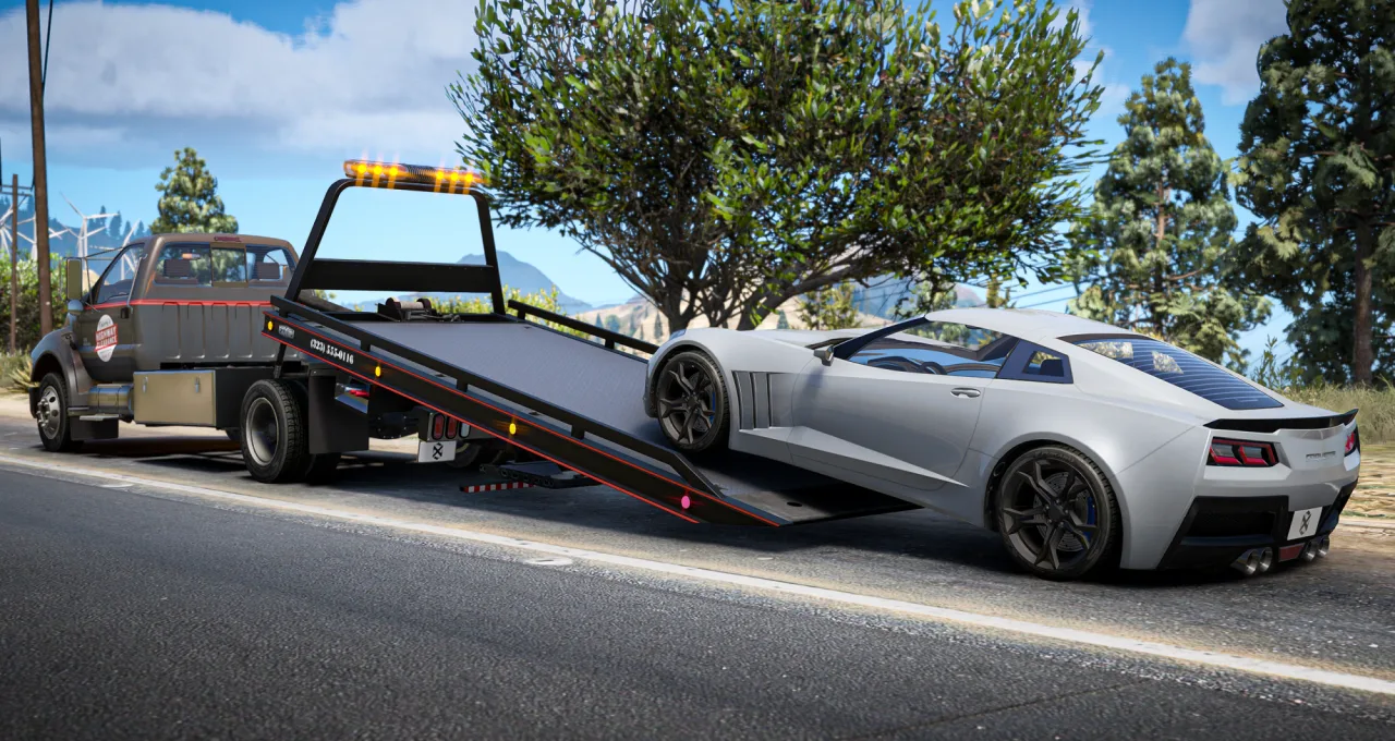 Vapid Yankee C105 Rollback | Animated Bed | Lore Friendly FiveM | Cars-Tebex