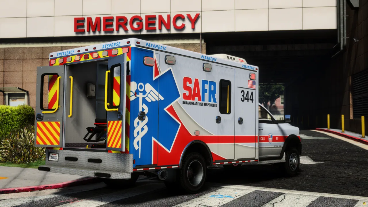 FiveM Lore Friendly Ambulance | Bravado Bison | Non-ELS EMS | Cars-Tebex