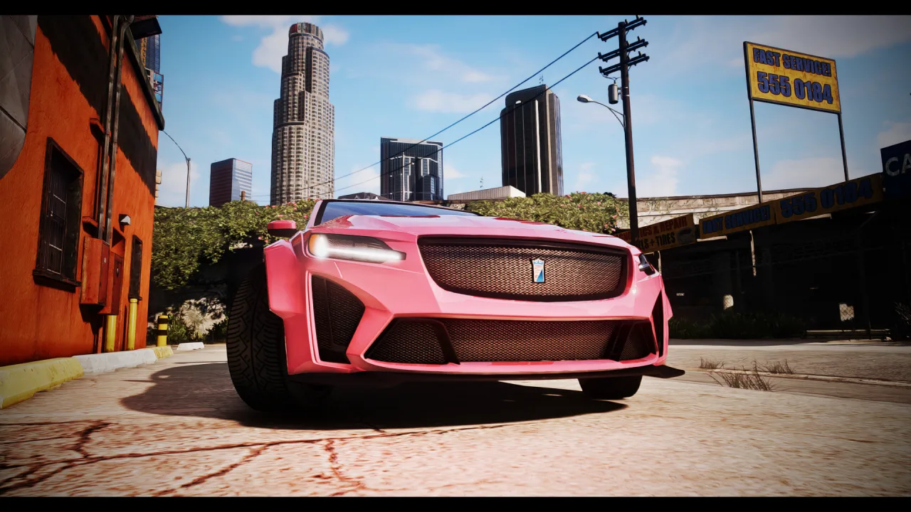 Albany Nightclaw GT Pack | Addon Sound | 15 Tuning Parts | Livery Map | Scratch Made | Cars-Tebex