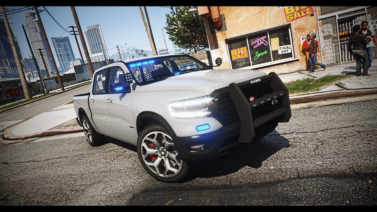 Bravado Bison XL LEO | Law Enforcement Pickup Truck for FiveM