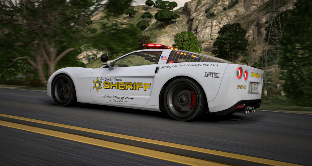 Invetero Coquette Police Pack | 200+ Options | Non-ELS FiveM | Cars-Tebex