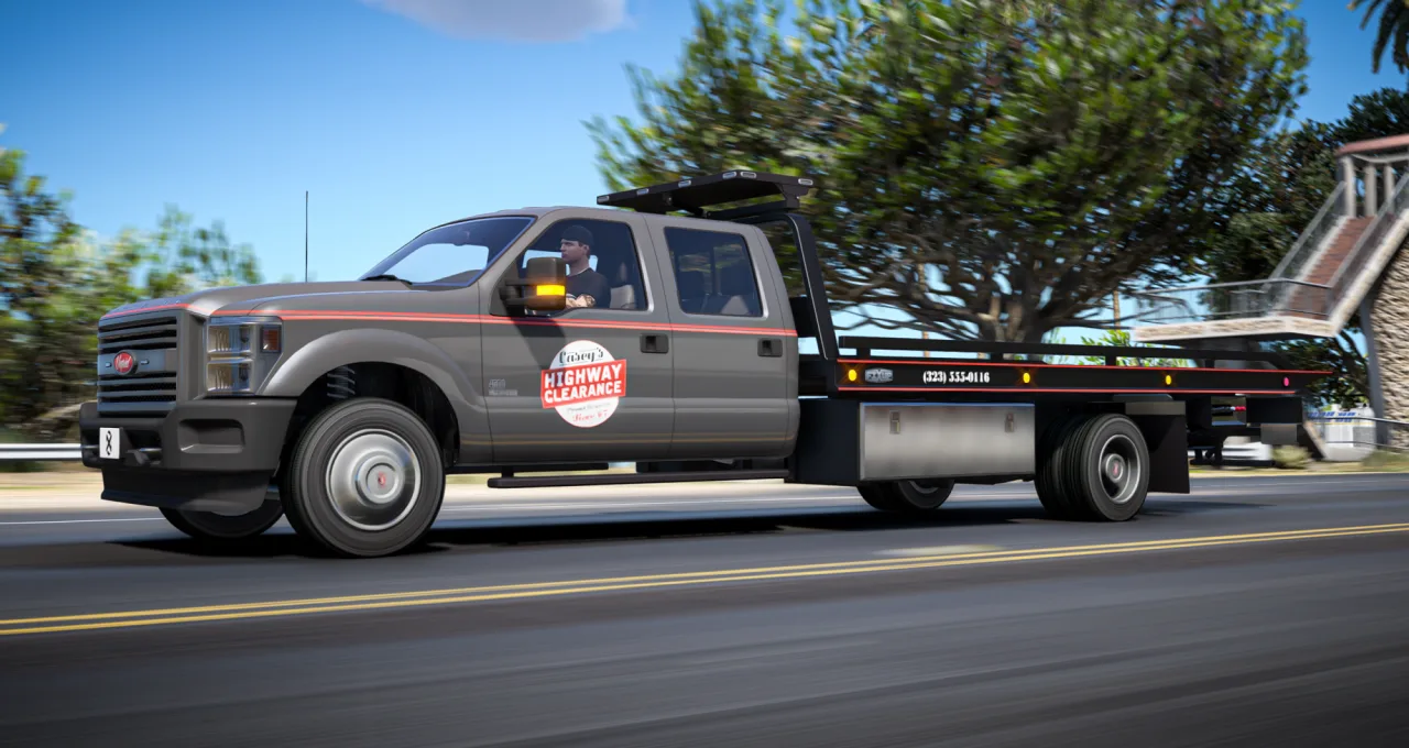 Vapid Sandking D155 | FiveM Rollback Tow Truck | 2 Models | Cars-Tebex