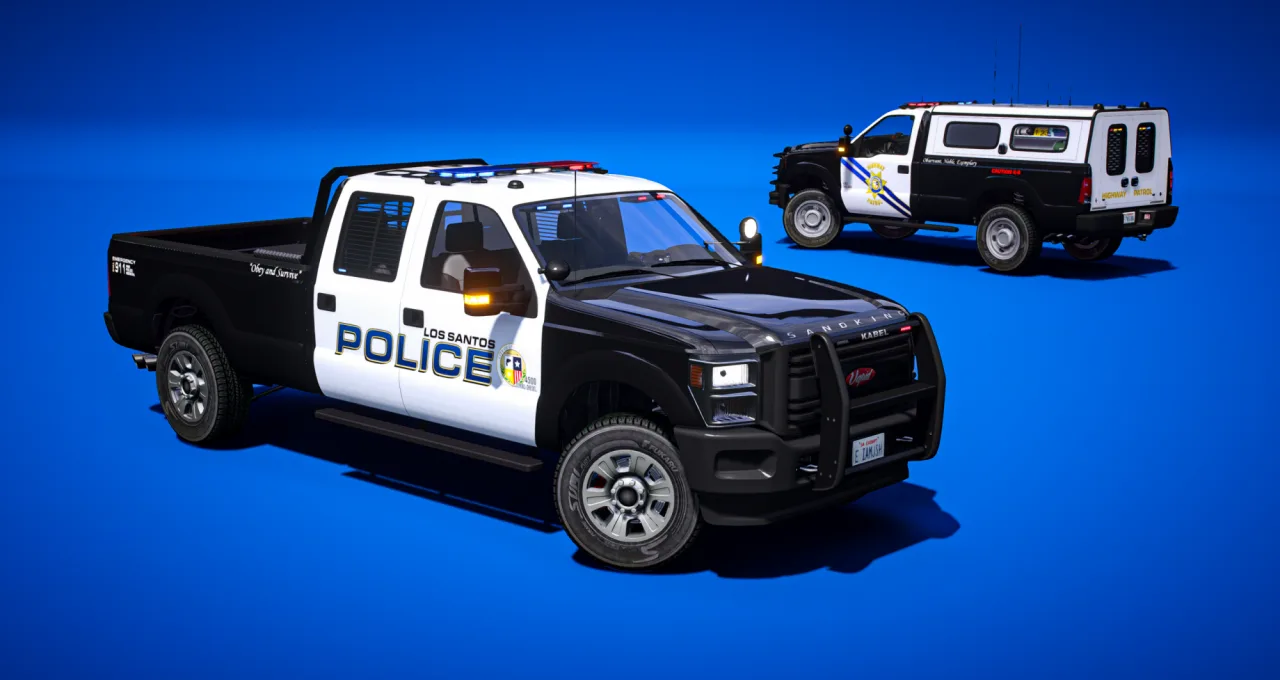 FiveM Lore Friendly Police Pickup Pack | Non-ELS Vapid Fleet | Cars-Tebex