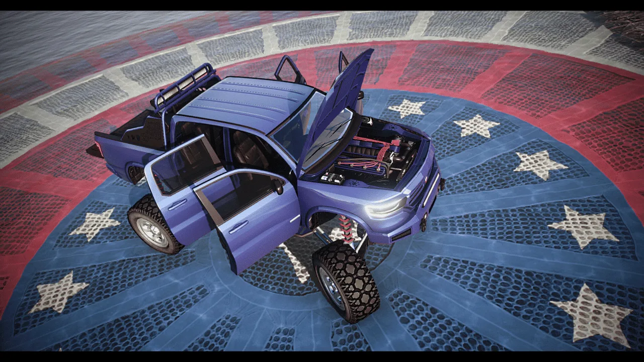 Bravado Bison XL DRT | Off-Road Pickup Truck for FiveM