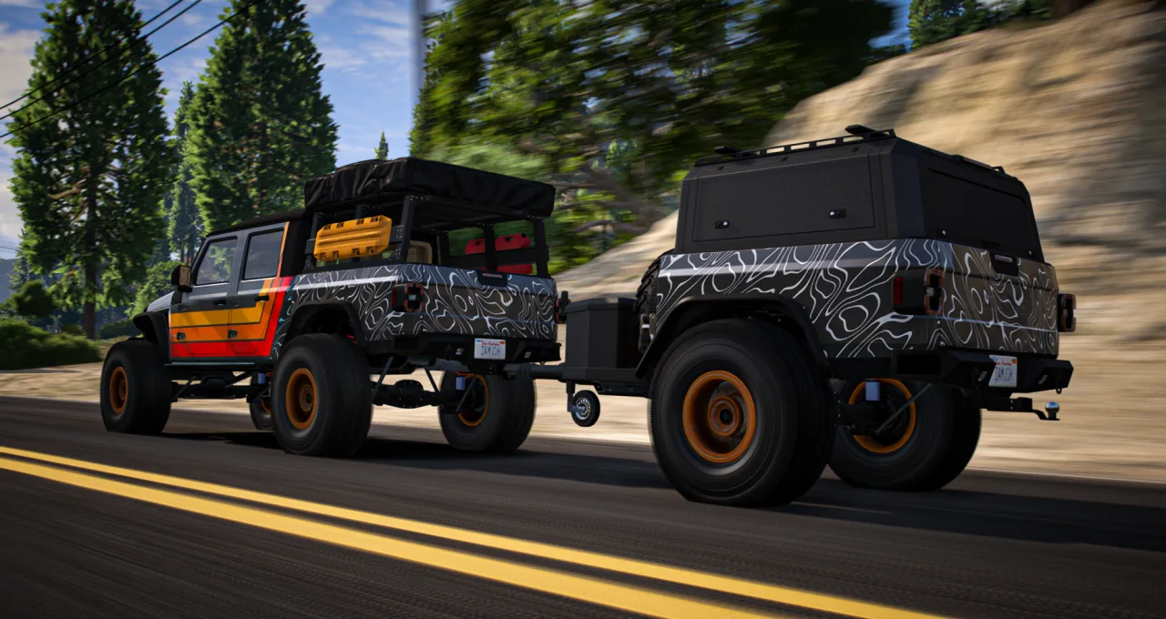 Lore-Friendly Overland Pickup Bundle | Trailers Included | FiveM | Cars-Tebex