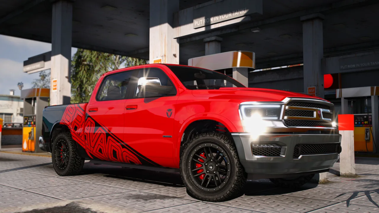Bravado Bison 1500 | 6 Seater Scratch Made Truck | FiveM | Cars-Tebex