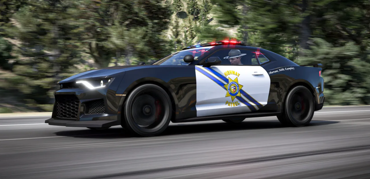 Declasse Vigero ZX | Non-ELS FiveM Police Car | 200+ Parts | Cars-Tebex