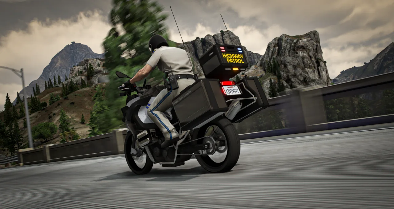 Ubermacht Kandra | Non-ELS Lore Friendly Police Motorcycle FiveM | Cars-Tebex