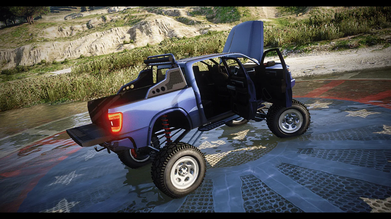 Bravado Bison XL DRT | Off-Road Pickup Truck for FiveM