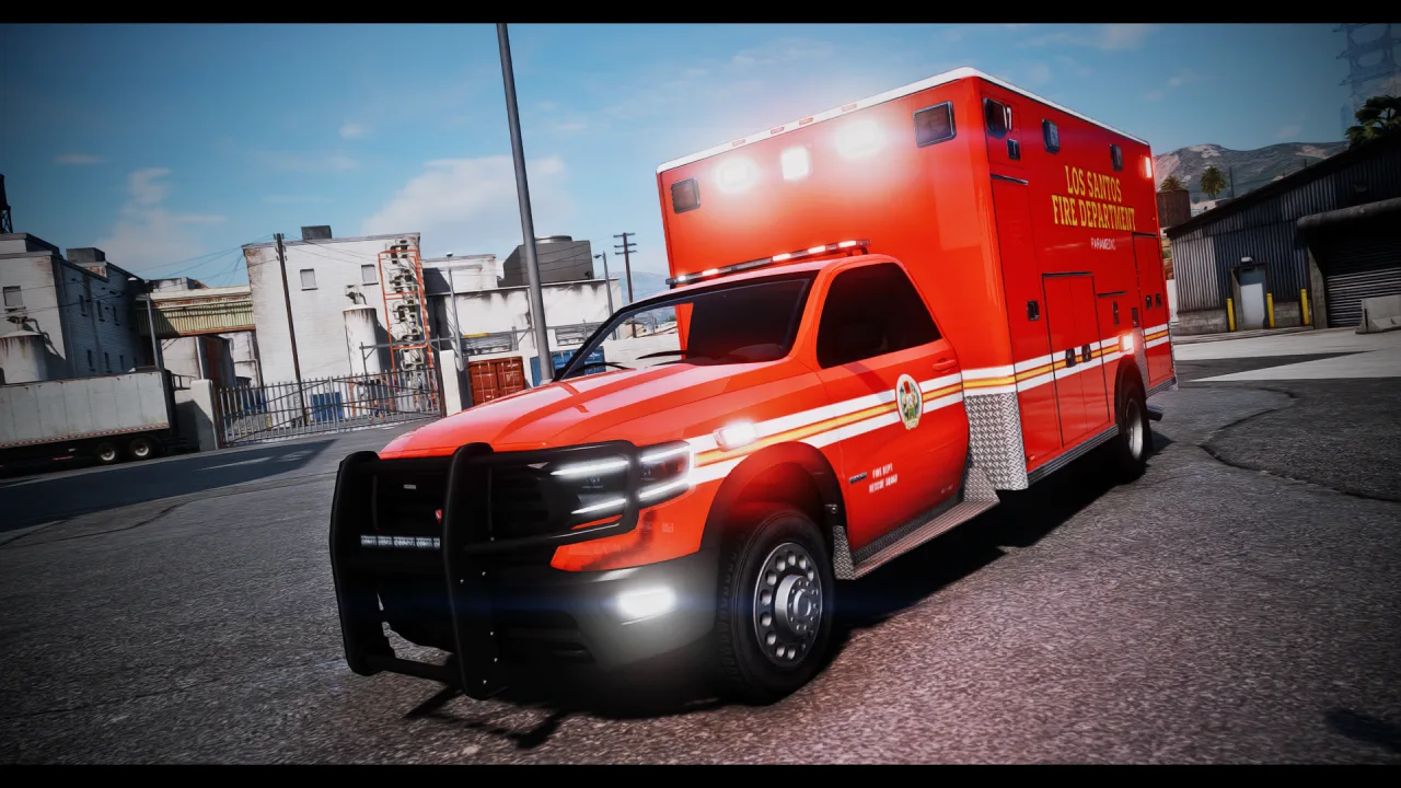 EMS Pack 1 | 10 Vehicles | Addon Sound | FiveM