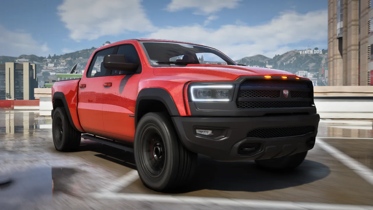 Bravado Bison Hellfire | Scratch Made 6 Seater | FiveM Truck | Cars-Tebex