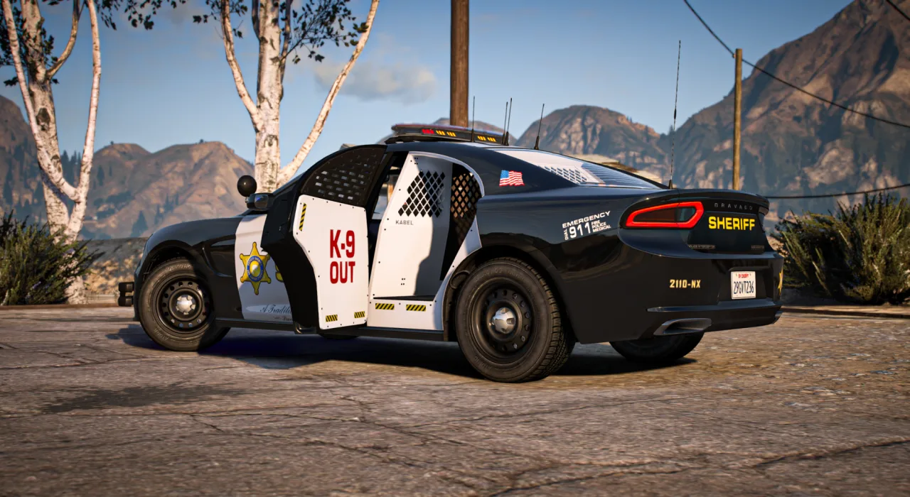 Bravado Buffalo Police Interceptor | Non-ELS 200+ Parts | FiveM | Cars-Tebex
