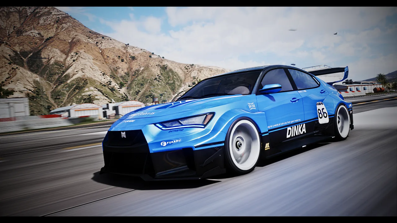 Dinka Intrepid R Pack | Addon Sound | 23 Tuning Parts | Liveries | Scratch Made | Cars-Tebex