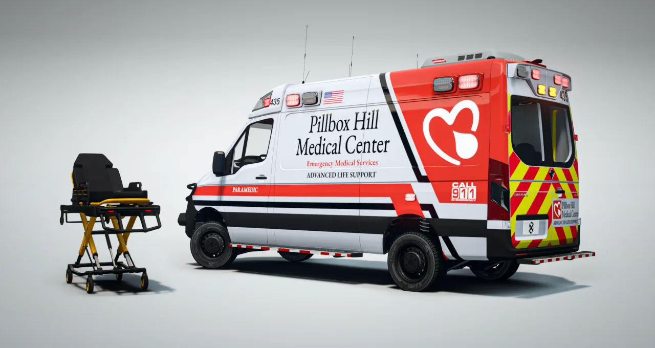 ONX FiveM Lore Friendly Ambulance Pack | Animated Gurney Bundle | Cars-Tebex