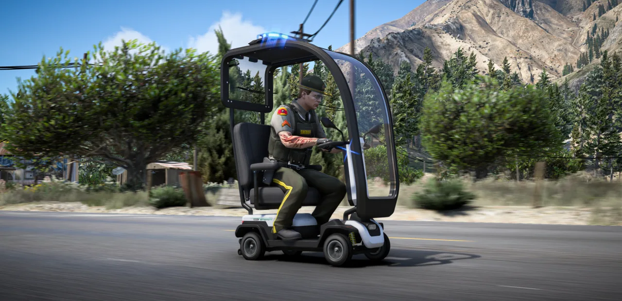 FiveM Police Mobility Scooter | Maibatsu Sunsetter Patrol Unit | Cars-Tebex